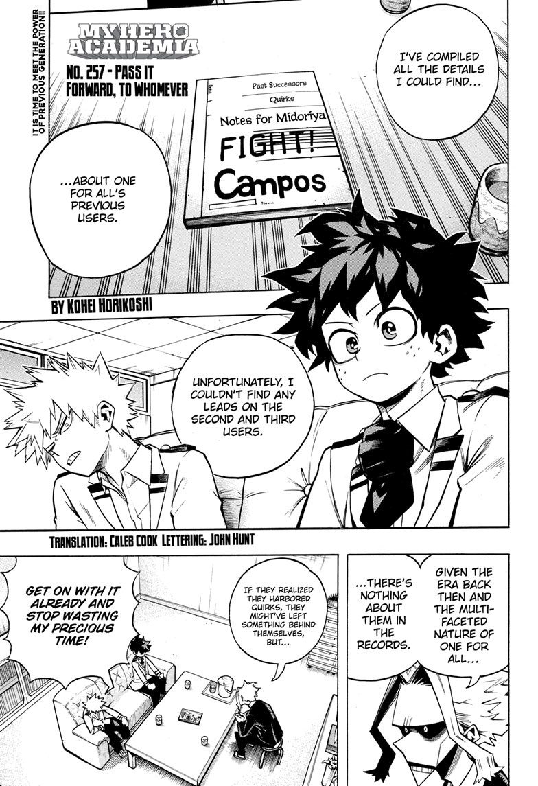 Read MyHeroAcademia Manga Online