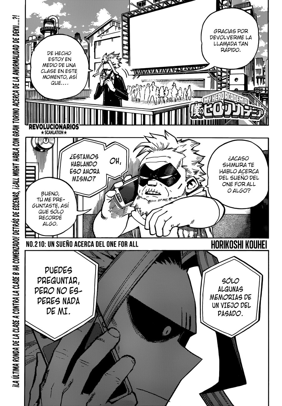 Read Boku no Hero Academia ES Manga Online