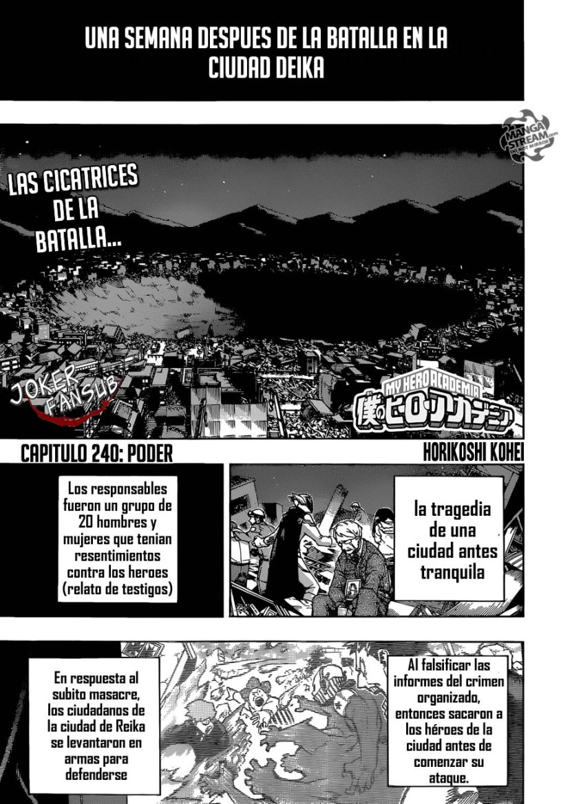 Read Boku no Hero Academia ES Manga Online