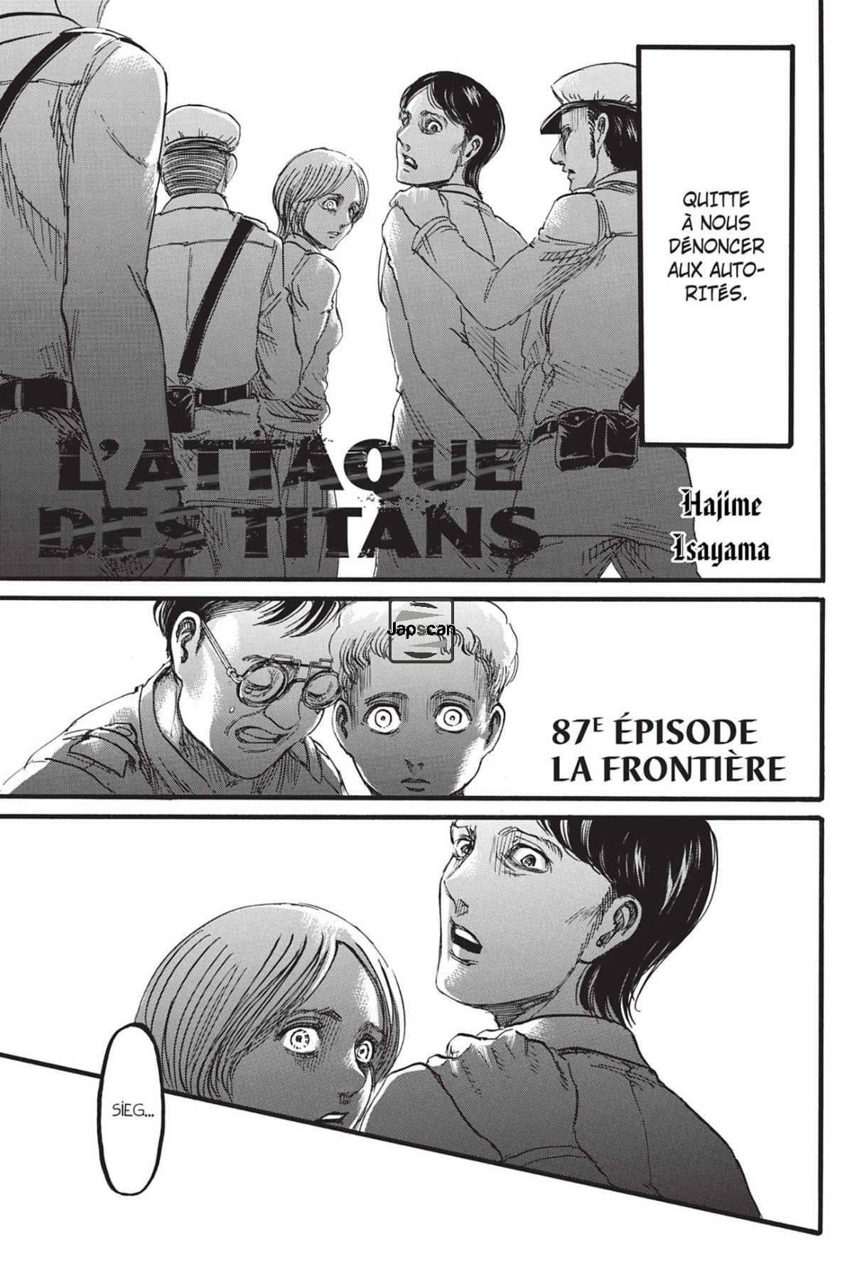 Read Attack On Titan FR Manga Online
