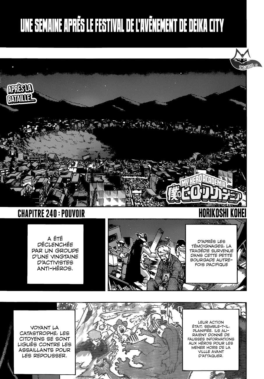 Read Boku no Hero Academia FR Manga Online