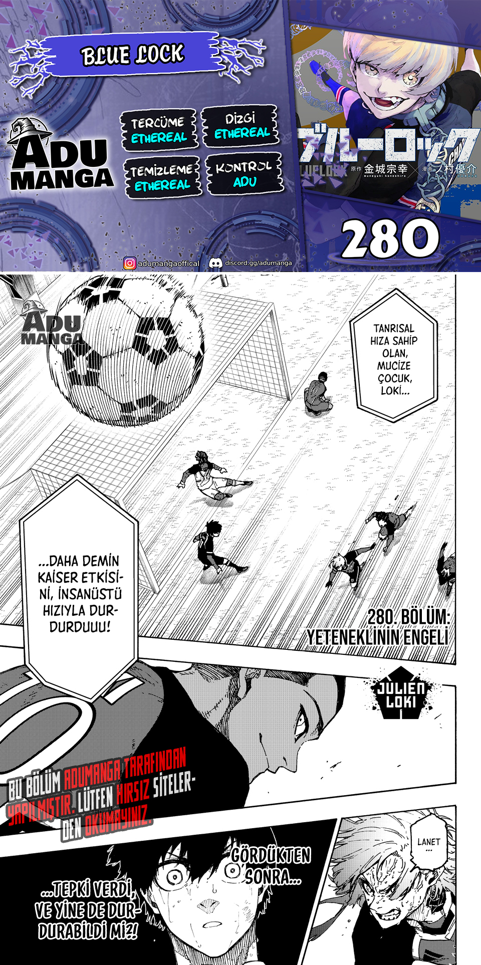 Read Blue Lock TR Manga Online