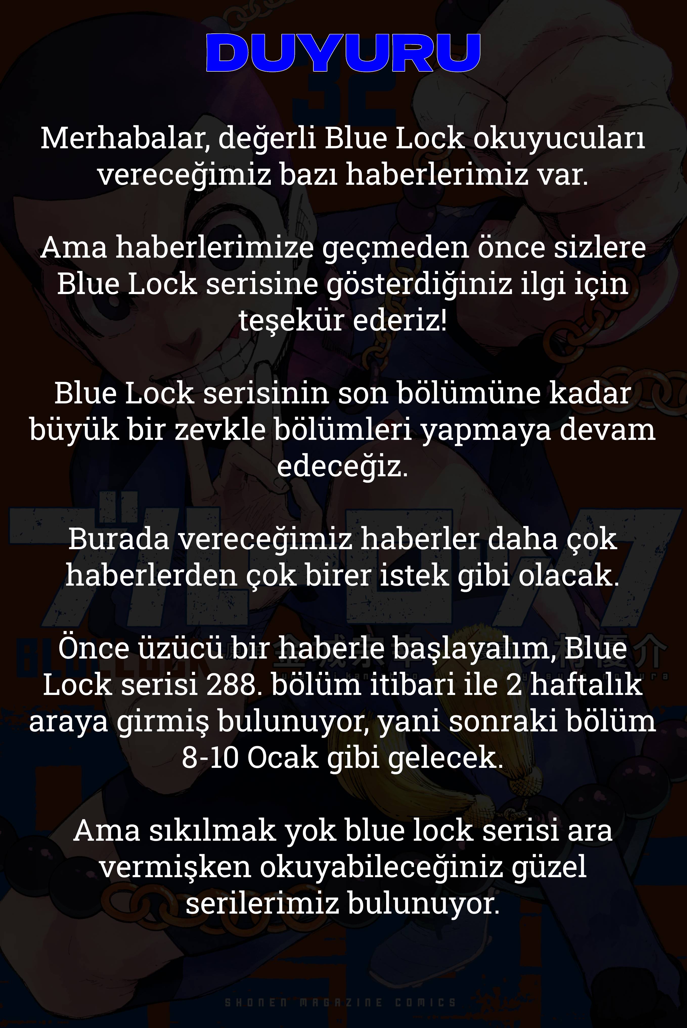 Read Blue Lock TR Manga Online