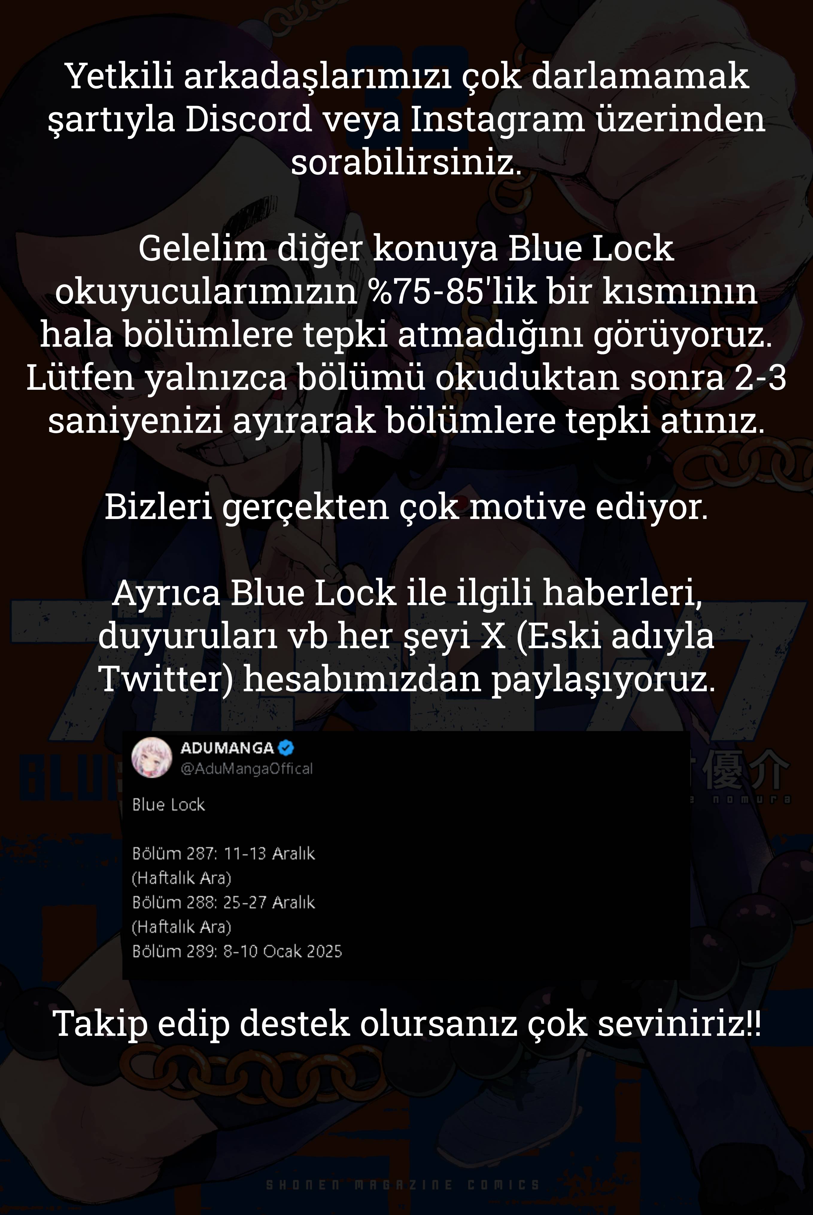 Read Blue Lock TR Manga Online