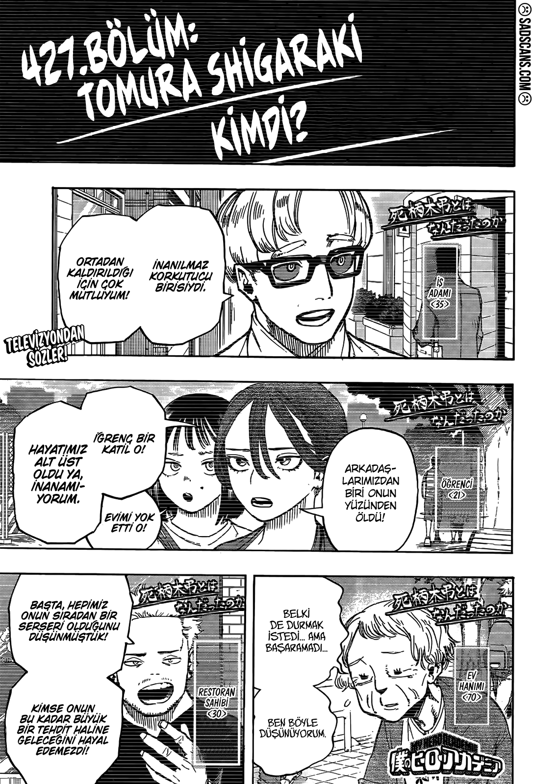 Read Boku no Hero Academia TR Manga Online